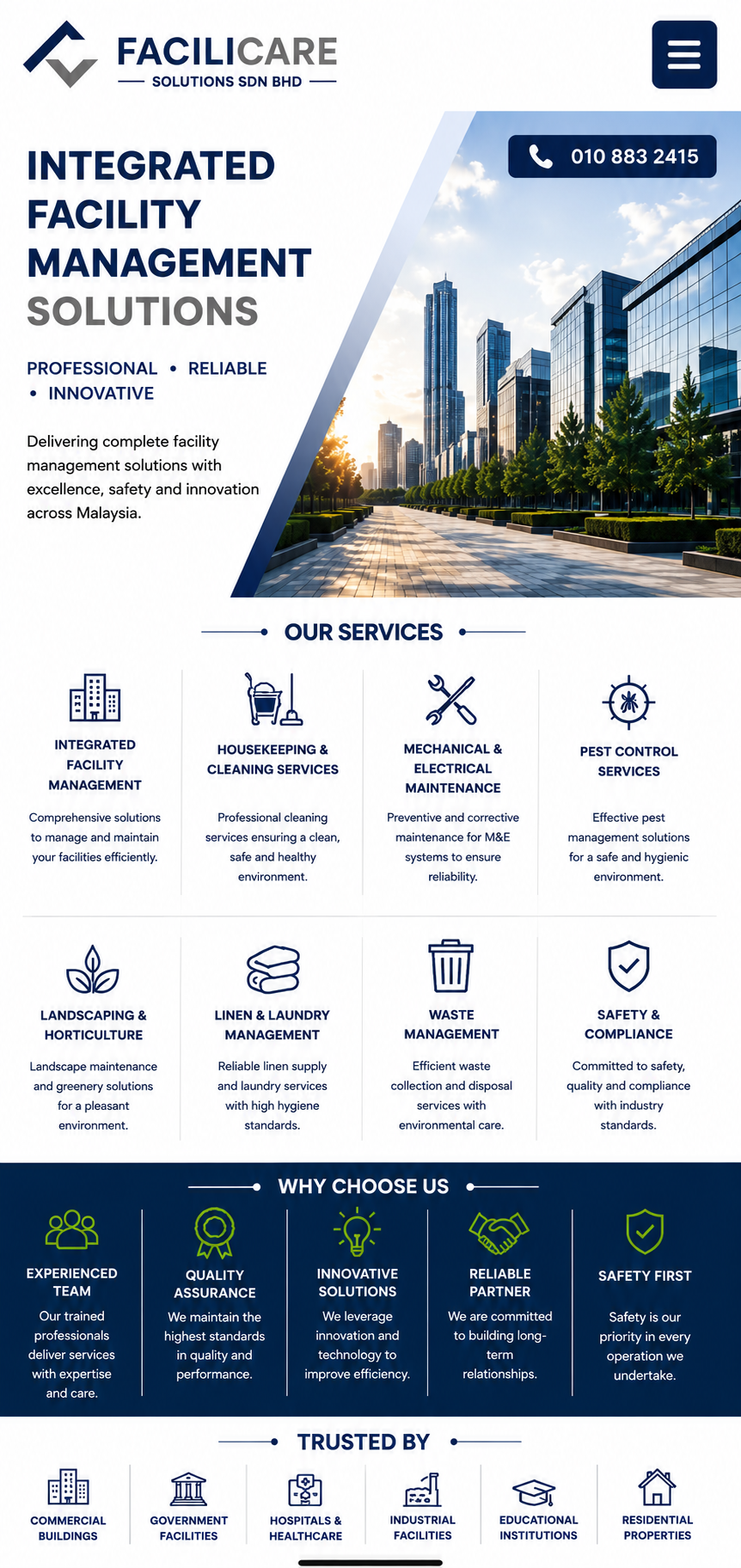 Facilicare Solutions Sdn Bhd - Integrated Facility Management Solutions